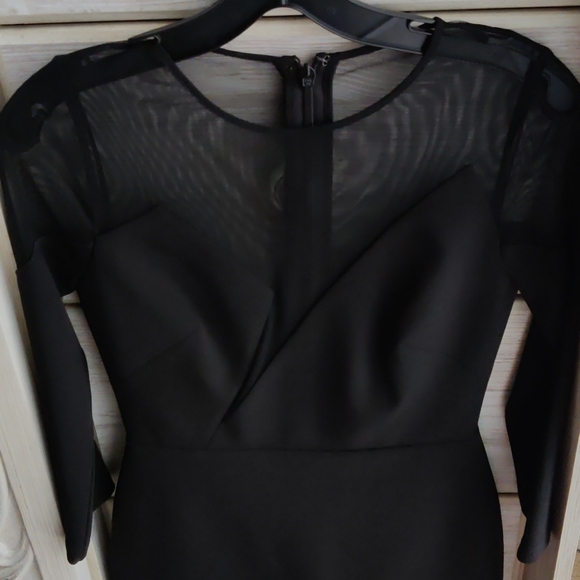 BcbgMaxazria Mesh Inset Mini Cocktail Dress - Picture 5 of 7